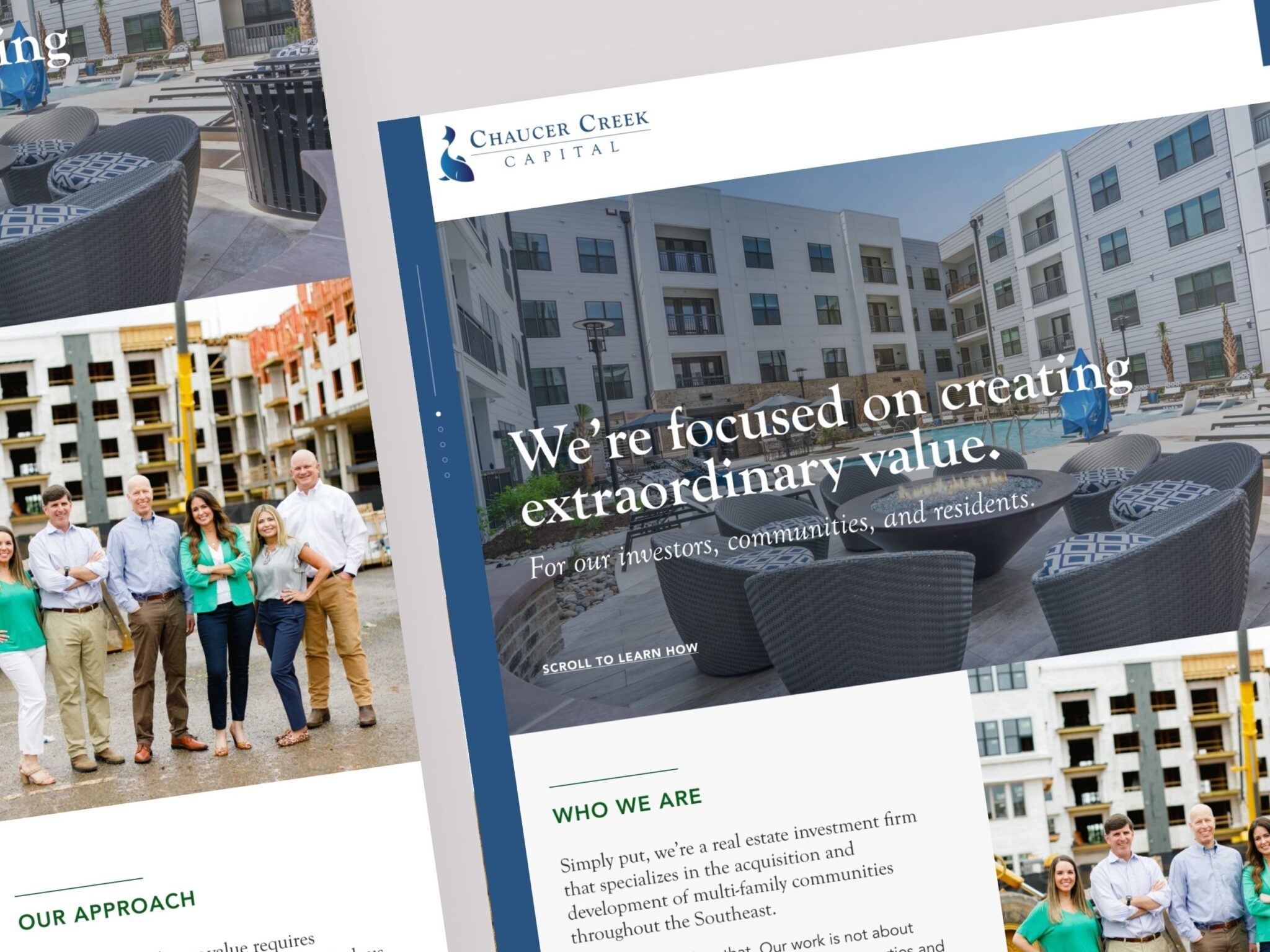 Chaucer Creek Capital real estate promotional collage