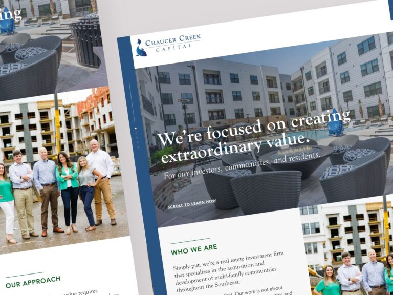 Chaucer Creek Capital real estate promotional collage