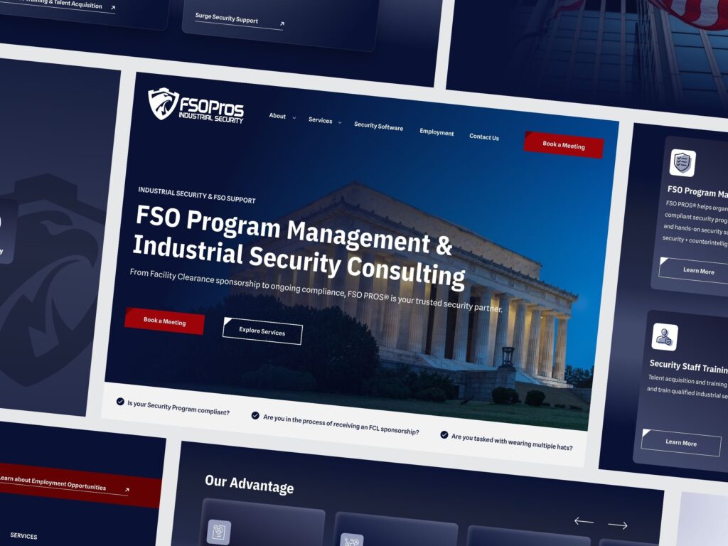 FSO Program Management and Industrial Security website homepage